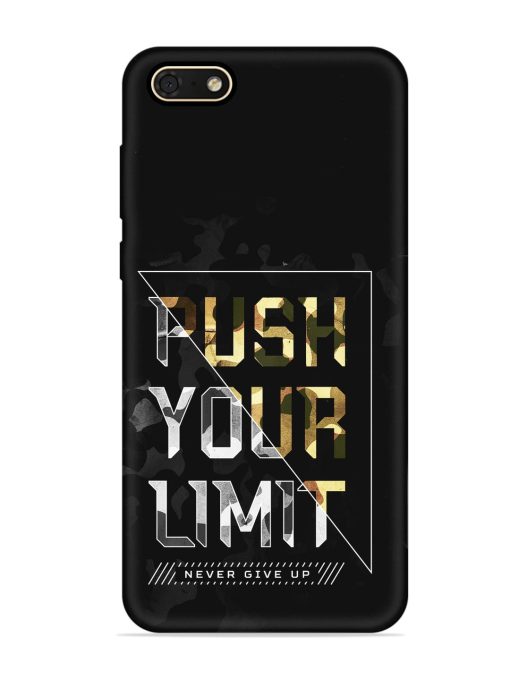 Push Your Limits Embossed Soft Silicone Case for Honor 7S