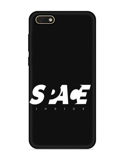 Space Typography Art Embossed Soft Silicone Case for Honor 7S