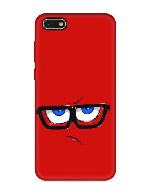 Rad Angry Face Embossed Soft Silicone Case for Honor 7S