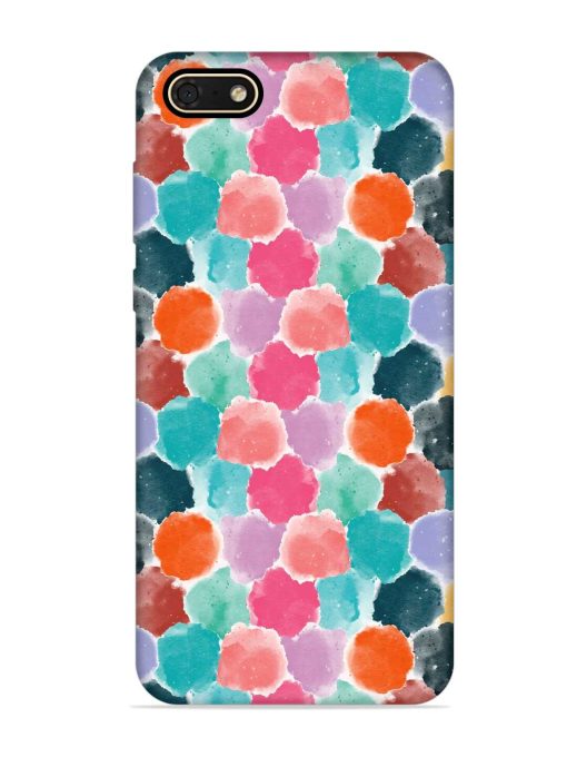 Colorful Seamless Pattern Embossed Soft Silicone Case for Honor 7S Zapvi