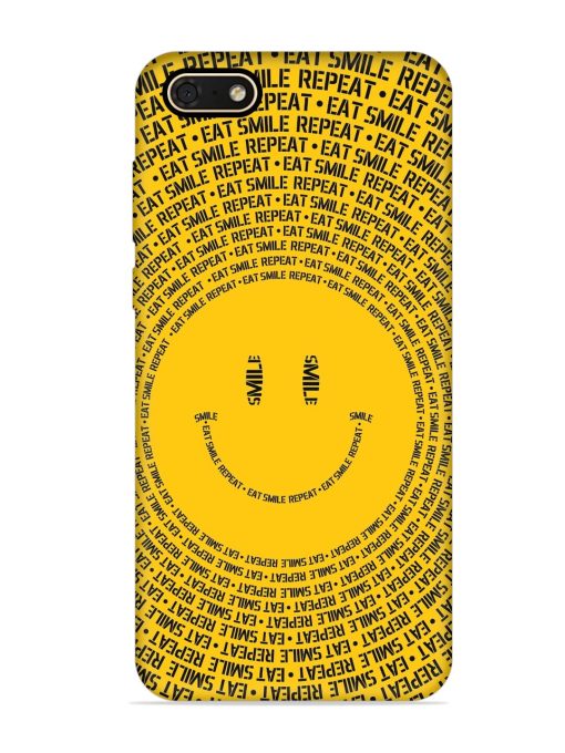 Smiley Embossed Soft Silicone Case for Honor 7S