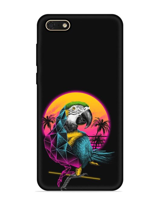 Rad Parrot Embossed Soft Silicone Case for Honor 7S Zapvi