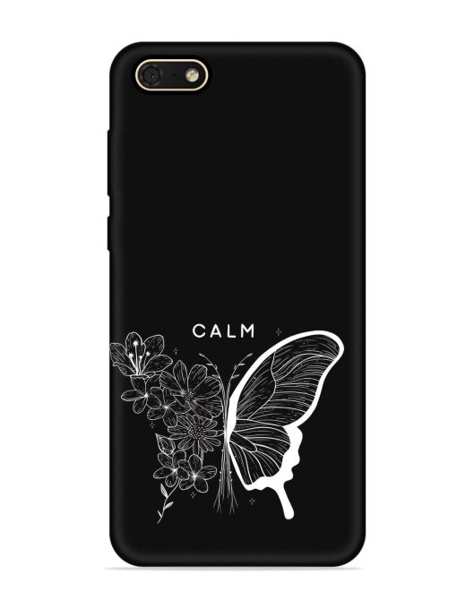 Calm Embossed Soft Silicone Case for Honor 7S Zapvi