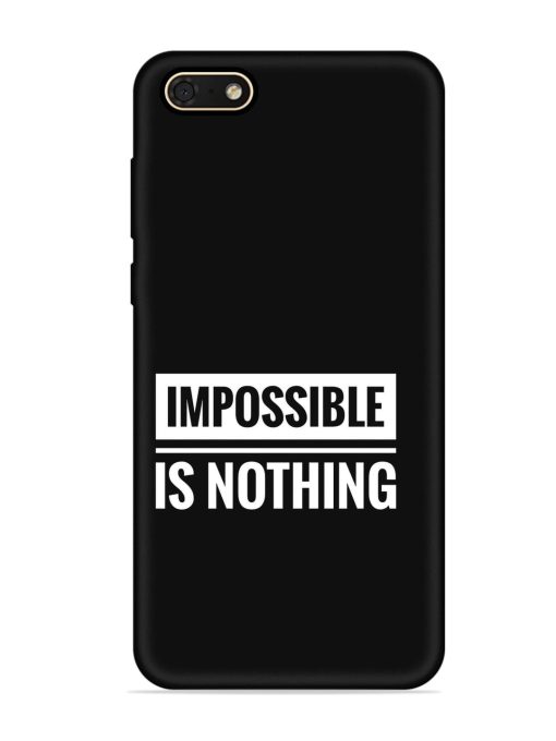 Impossible Is Nothing Embossed Soft Silicone Case for Honor 7S Zapvi