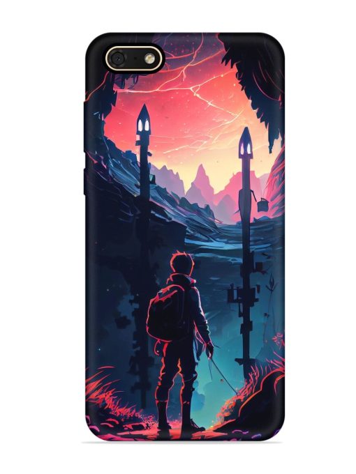 Cgs Artwork Embossed Soft Silicone Case for Honor 7S Zapvi