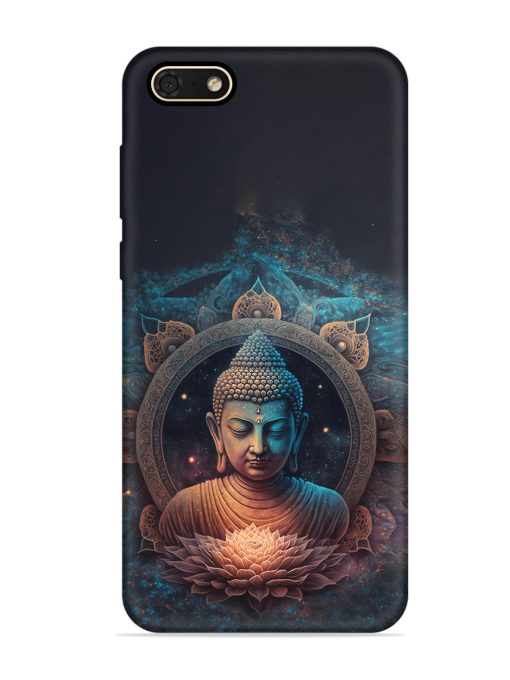 Gautam Buddha Embossed Soft Silicone Case for Honor 7S Zapvi