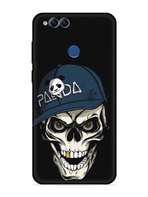 Panda Skull Embossed Soft Silicone Case for Honor 7X Zapvi