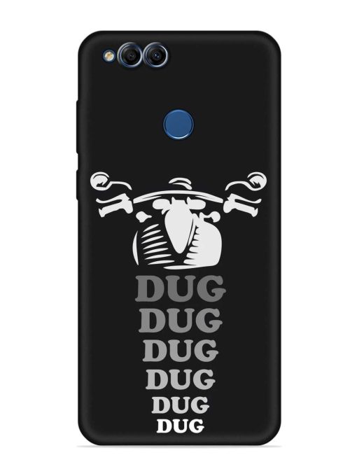 Dug Dug Dug Embossed Soft Silicone Case for Honor 7X Zapvi