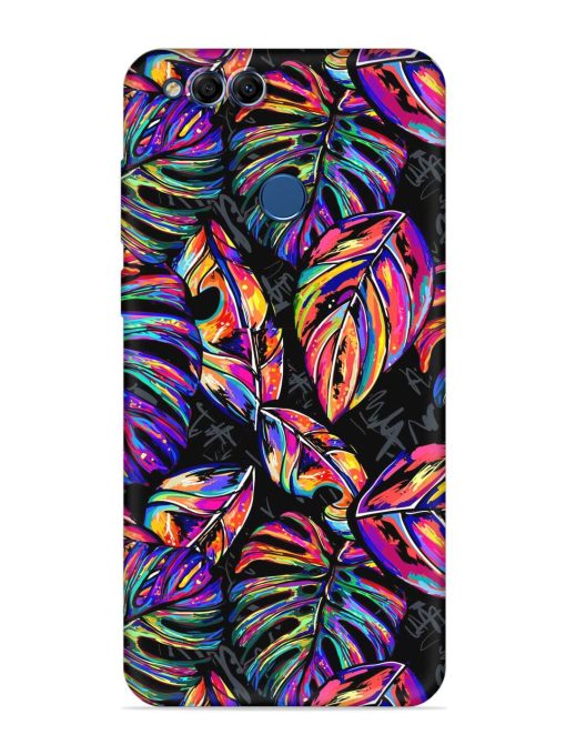 Tropical Seamless Vector Embossed Soft Silicone Case for Honor 7X