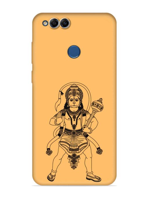 Indian God Hanuman Embossed Soft Silicone Case for Honor 7X