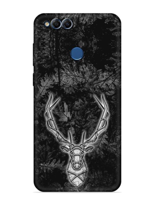 Ancient Deer Embossed Soft Silicone Case for Honor 7X Zapvi