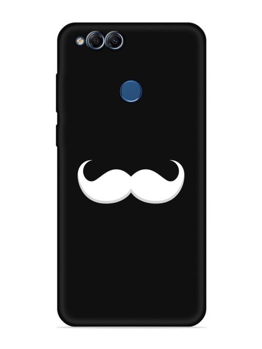 Mustache Vector Embossed Soft Silicone Case for Honor 7X