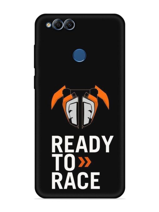 Ready To Race Embossed Soft Silicone Case for Honor 7X Zapvi