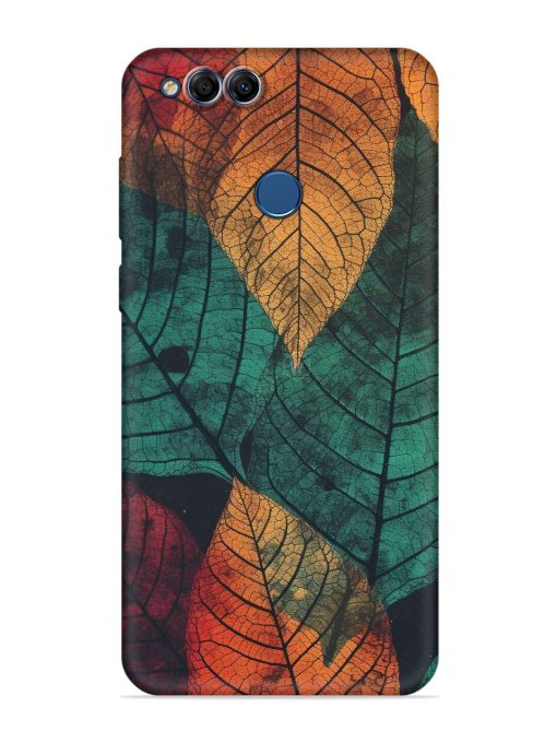 Leaves Artwork Embossed Soft Silicone Case for Honor 7X Zapvi