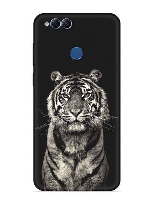 Tiger Art Embossed Soft Silicone Case for Honor 7X Zapvi