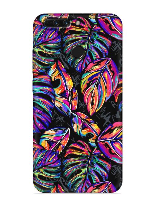 Tropical Seamless Vector Embossed Soft Silicone Case for Honor 8 Pro Zapvi