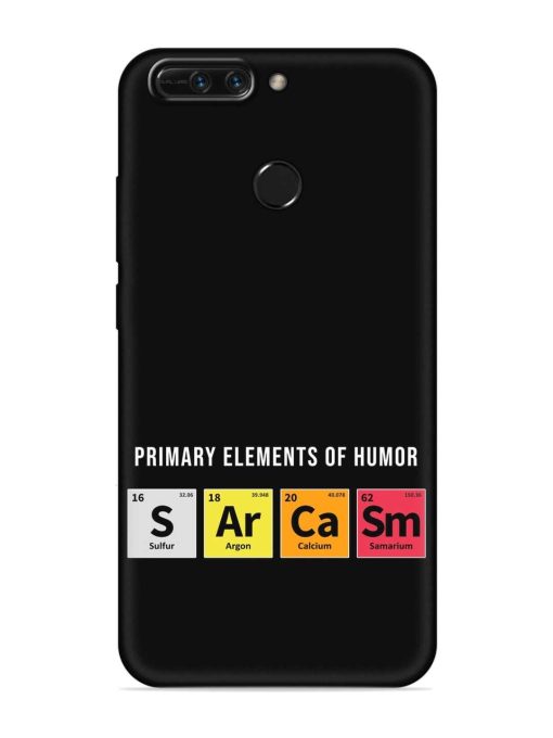 Primary Elements Humor Embossed Soft Silicone Case for Honor 8 Pro Zapvi