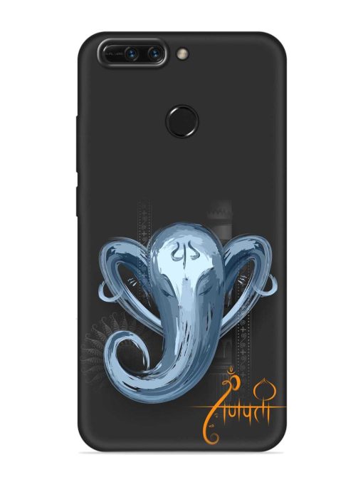 Illustration Lord Ganpati Embossed Soft Silicone Case for Honor 8 Pro Zapvi