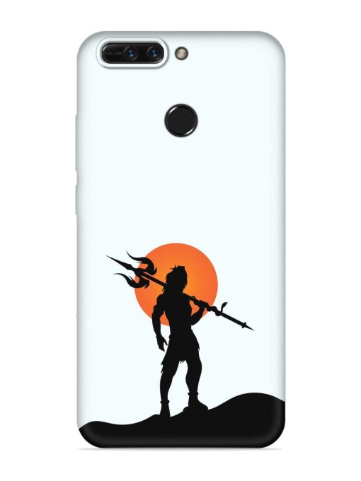 Lord Mahadev Trendy Embossed Soft Silicone Case for Honor 8 Pro Zapvi