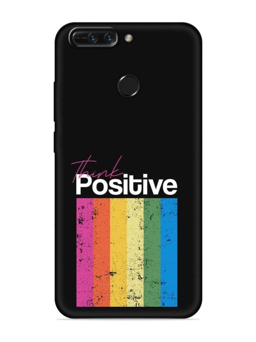 Think Positive Typography Embossed Soft Silicone Case for Honor 8 Pro Zapvi