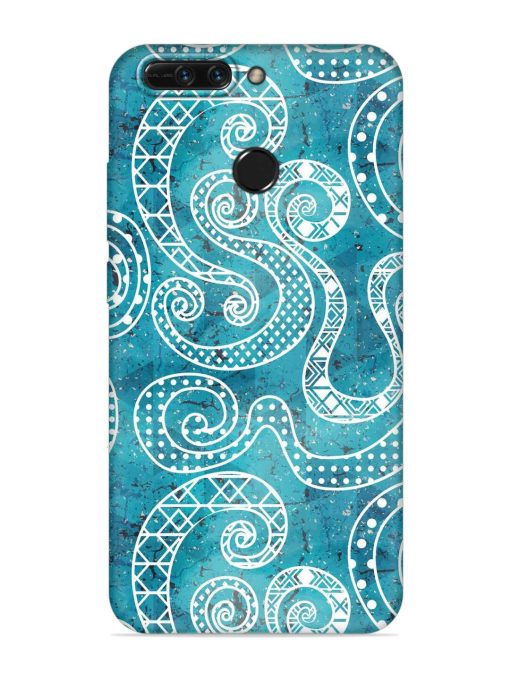 Vintage Curved Seamless Embossed Soft Silicone Case for Honor 8 Pro Zapvi