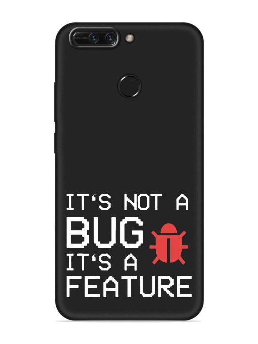 Not Bug Feature Embossed Soft Silicone Case for Honor 8 Pro Zapvi