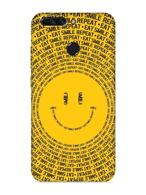 Smiley Embossed Soft Silicone Case for Honor 8 Pro