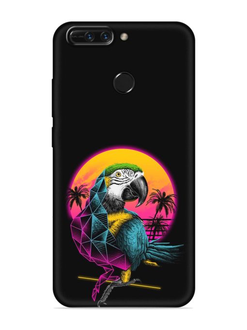 Rad Parrot Embossed Soft Silicone Case for Honor 8 Pro Zapvi