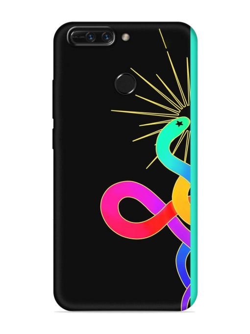 Art Geometric Abstraction Embossed Soft Silicone Case for Honor 8 Pro Zapvi