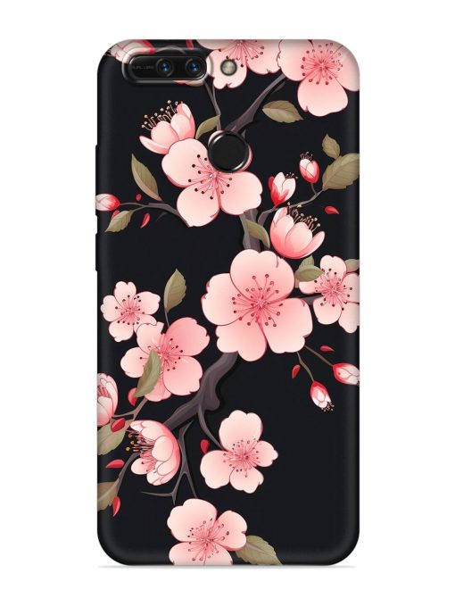 Cherry Blossom Embossed Soft Silicone Case for Honor 8 Pro Zapvi