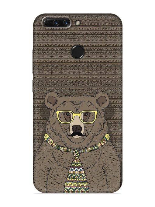 Grizzly Bear Embossed Soft Silicone Case for Honor 8 Pro Zapvi