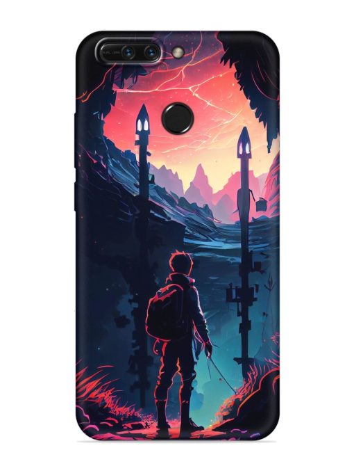 Cgs Artwork Embossed Soft Silicone Case for Honor 8 Pro