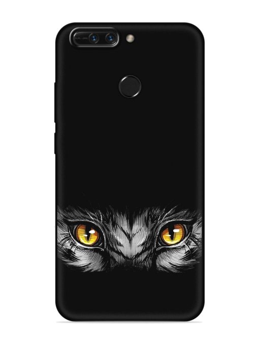 Scary Eye Embossed Soft Silicone Case for Honor 8 Pro