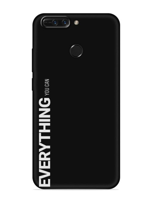 Everything You Can Embossed Soft Silicone Case for Honor 8 Pro Zapvi