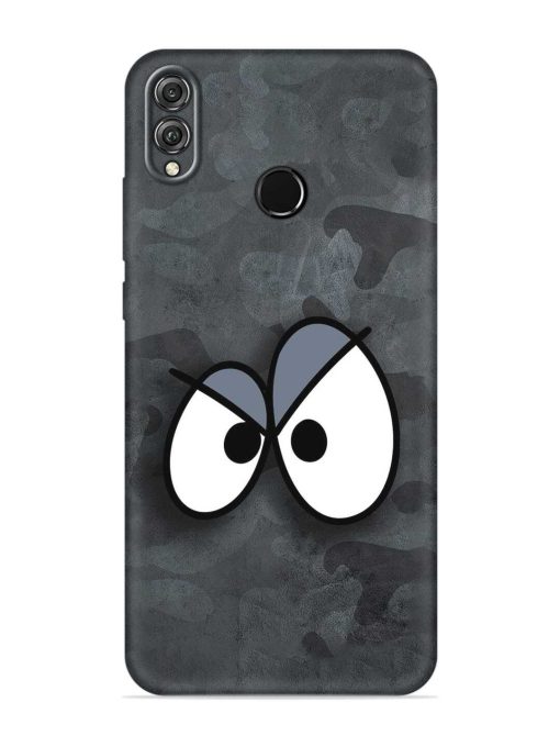 Big Eyes Night Mode Embossed Soft Silicone Case for Honor 8X Zapvi