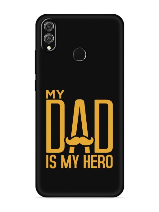 My Dad Is My Hero Embossed Soft Silicone Case for Honor 8X Zapvi