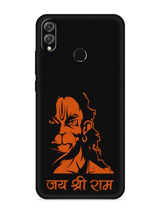 Angry Hanuman Embossed Soft Silicone Case for Honor 8X Zapvi