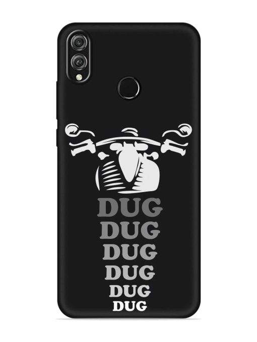 Dug Dug Dug Embossed Soft Silicone Case for Honor 8X Zapvi