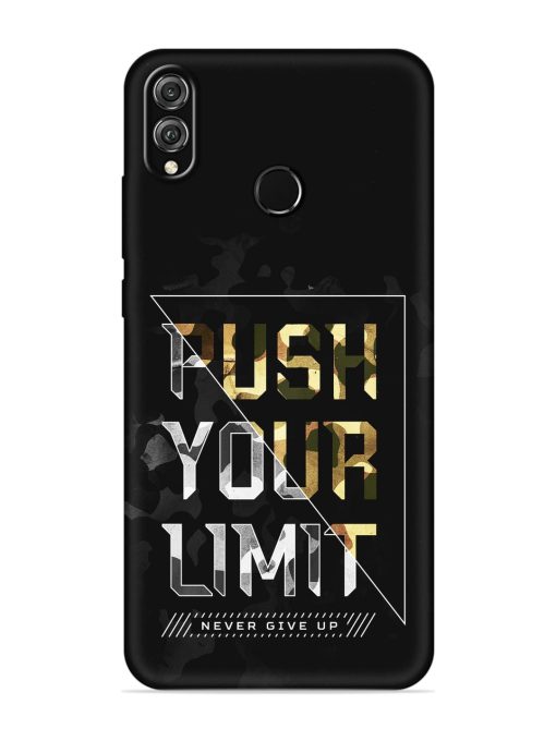 Push Your Limits Embossed Soft Silicone Case for Honor 8X Zapvi