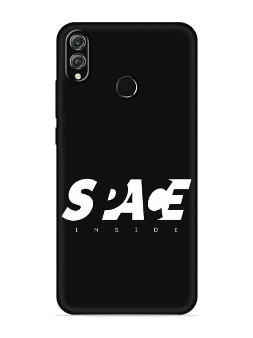 Space Typography Art Embossed Soft Silicone Case for Honor 8X Zapvi