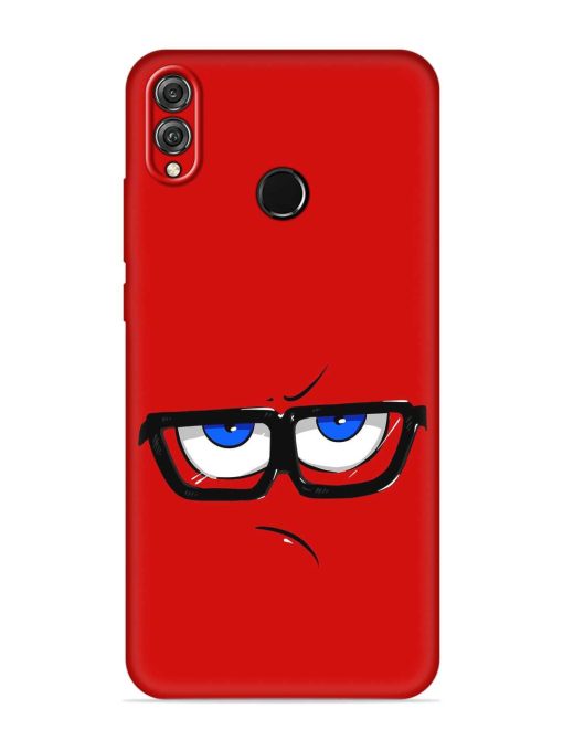 Rad Angry Face Embossed Soft Silicone Case for Honor 8X Zapvi