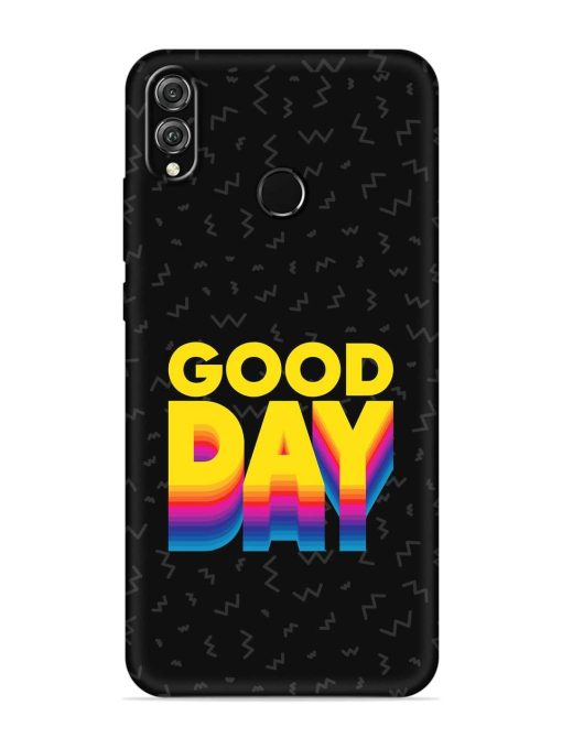 Good Day Embossed Soft Silicone Case for Honor 8X Zapvi