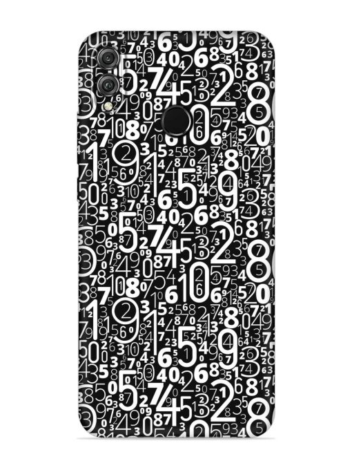 Many Numbers Different Embossed Soft Silicone Case for Honor 8X Zapvi