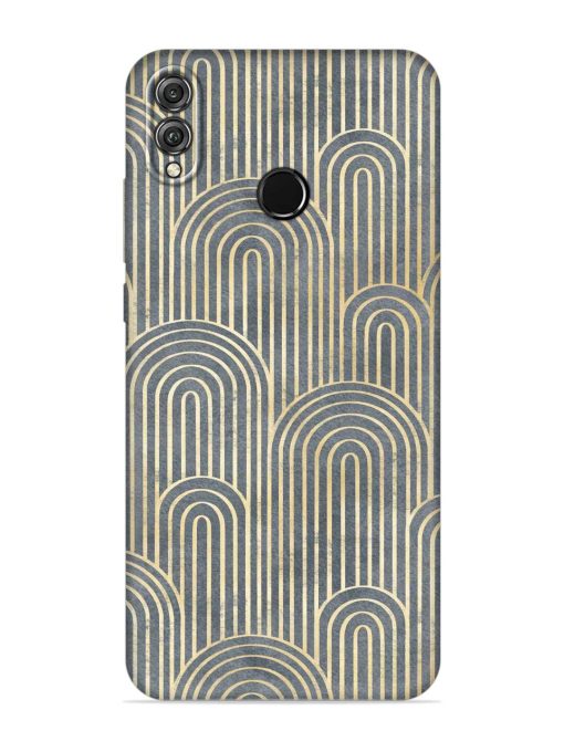 Art Deco Style Embossed Soft Silicone Case for Honor 8X Zapvi