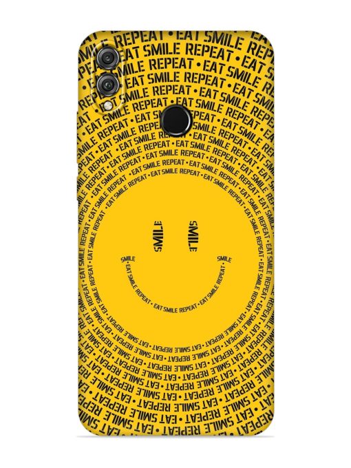 Smiley Embossed Soft Silicone Case for Honor 8X Zapvi