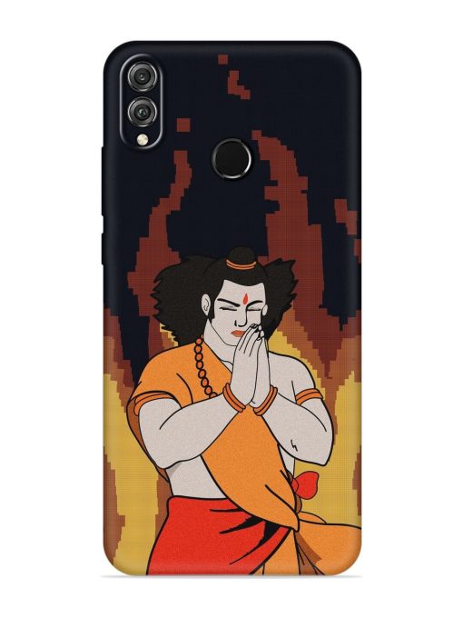 Shree Ram Vector Embossed Soft Silicone Case for Honor 8X Zapvi