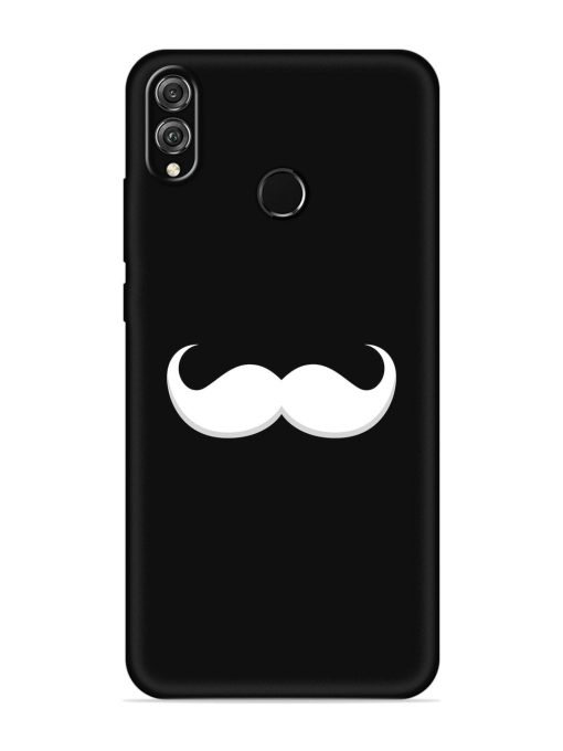 Mustache Vector Embossed Soft Silicone Case for Honor 8X Zapvi