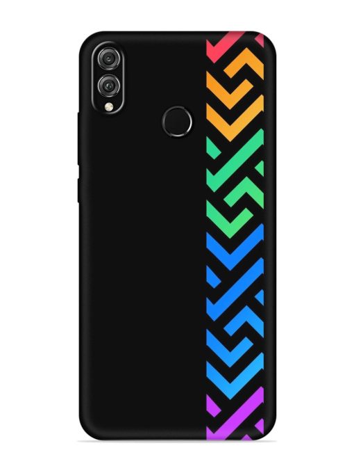 Colorshape Stripes Embossed Soft Silicone Case for Honor 8X Zapvi