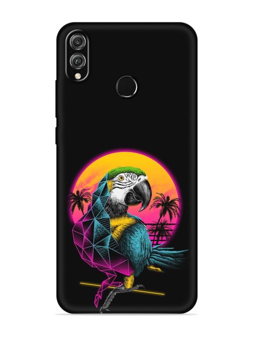 Rad Parrot Embossed Soft Silicone Case for Honor 8X Zapvi