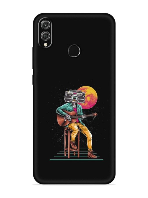 Minimalist Music Embossed Soft Silicone Case for Honor 8X Zapvi